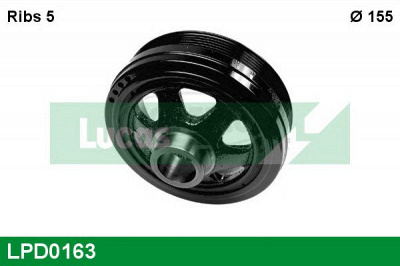 LUCAS ENGINE DRIVE lpd0163 -  Ременный шкив, коленчатый вал